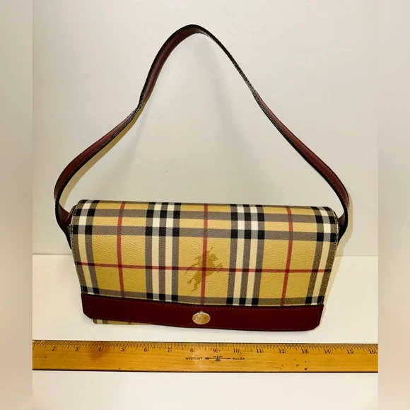 AUTHENTIC VINTAGE BURBERRY LONDON MADE IN ITALY RARE EUC! - Picture 13 of 16